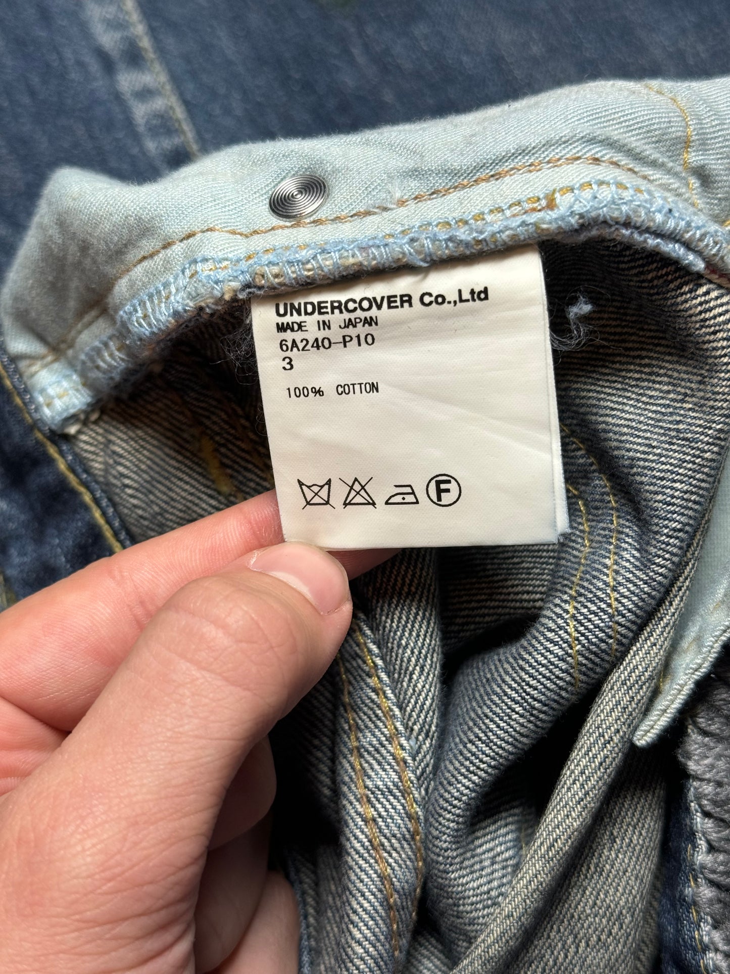 AW06 Undercover “Guru Guru” Bug Denim