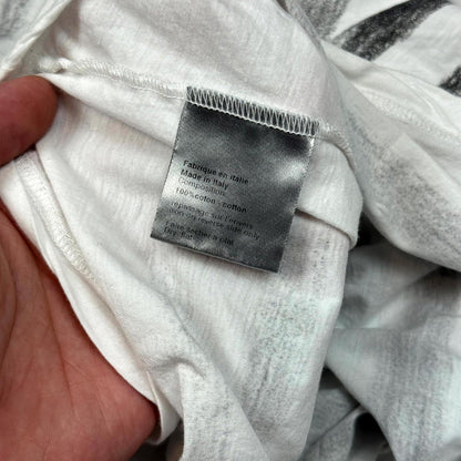SS05 Dior Homme White Runway Stripe Tee