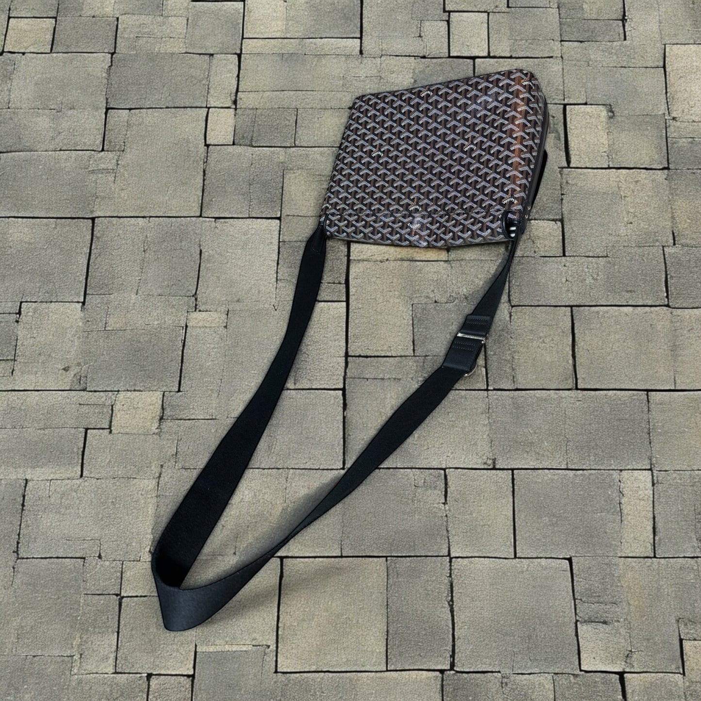 Goyard Black Capetien Messenger Bag