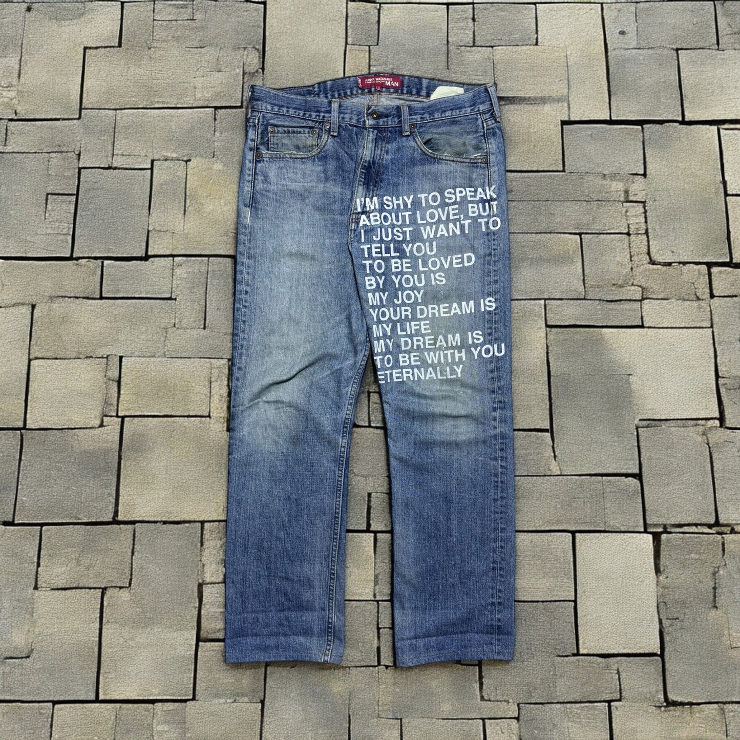 SS02 Junya Watanabe Poem Denim