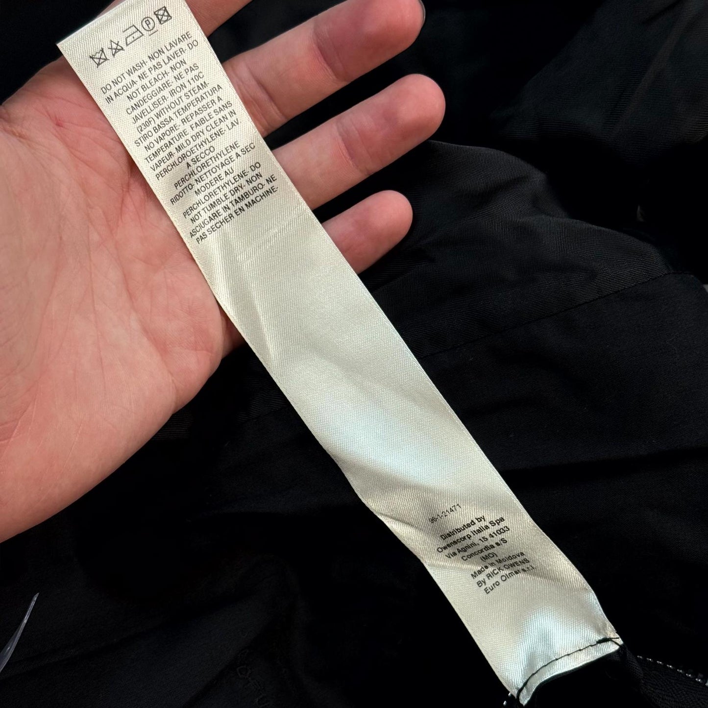 SS23 Rick Owens Bauhaus Bomber Jacket