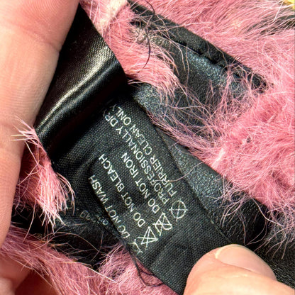 AW17 Prada Pink Fur Belt