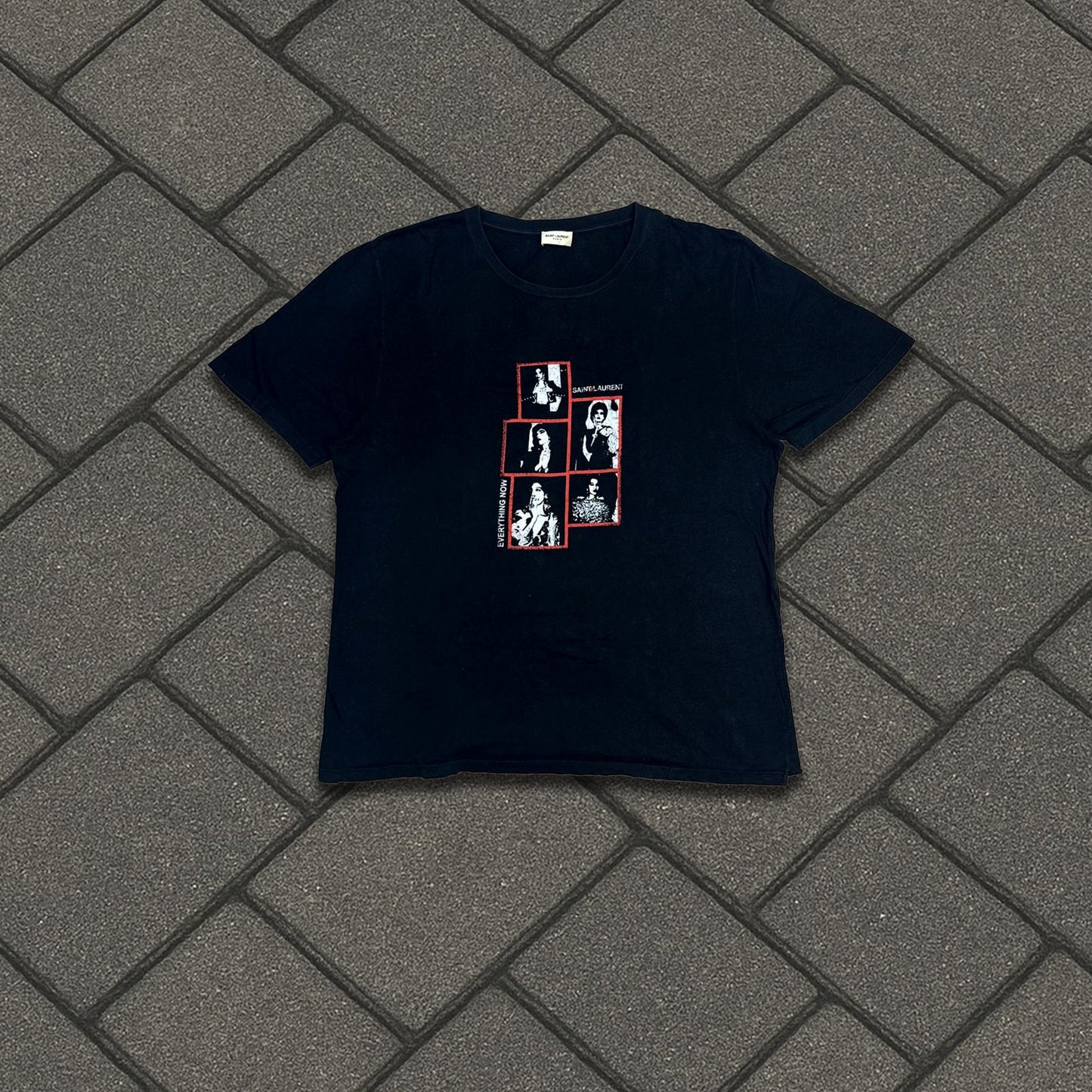 2018 Saint Laurent Paris ‘Everything Now’ Tee