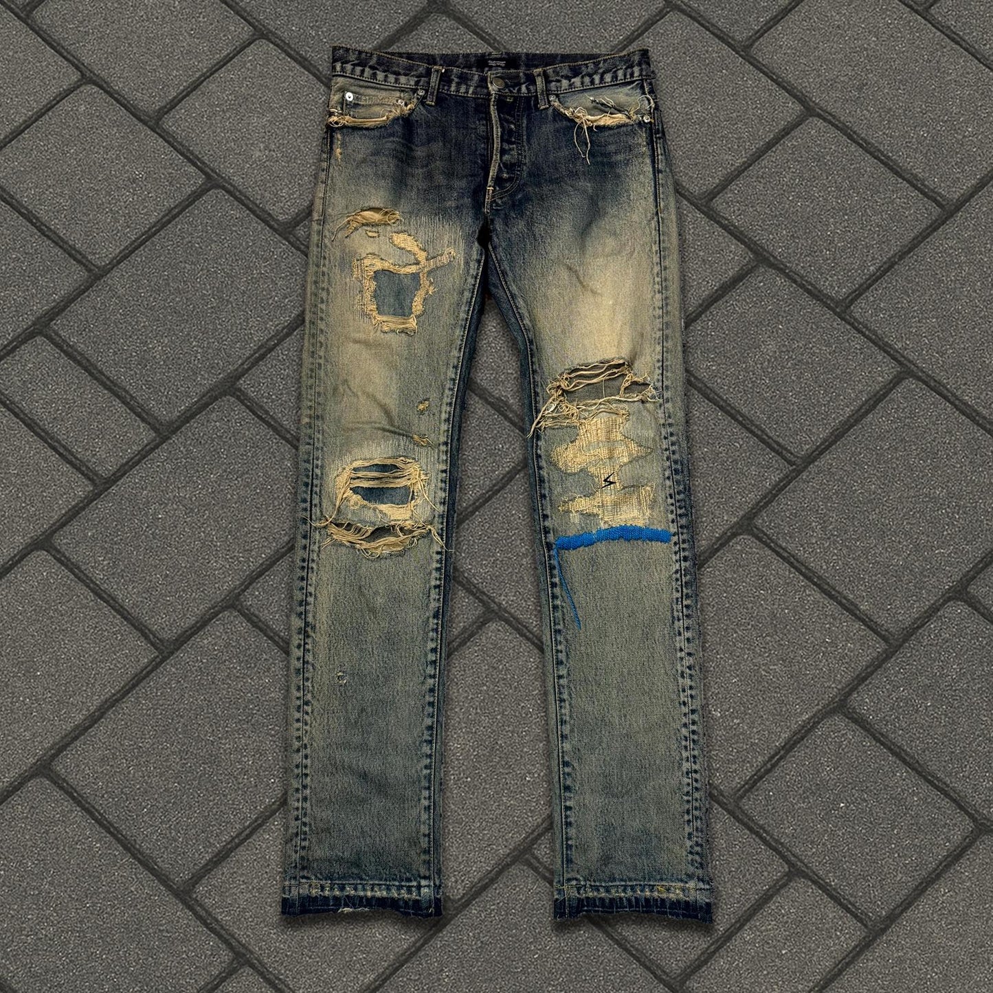 SS10 Undercover Blue Yarn 68 Denim