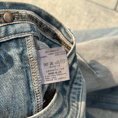 SS07 Number Nine Mudwash Pain Denim