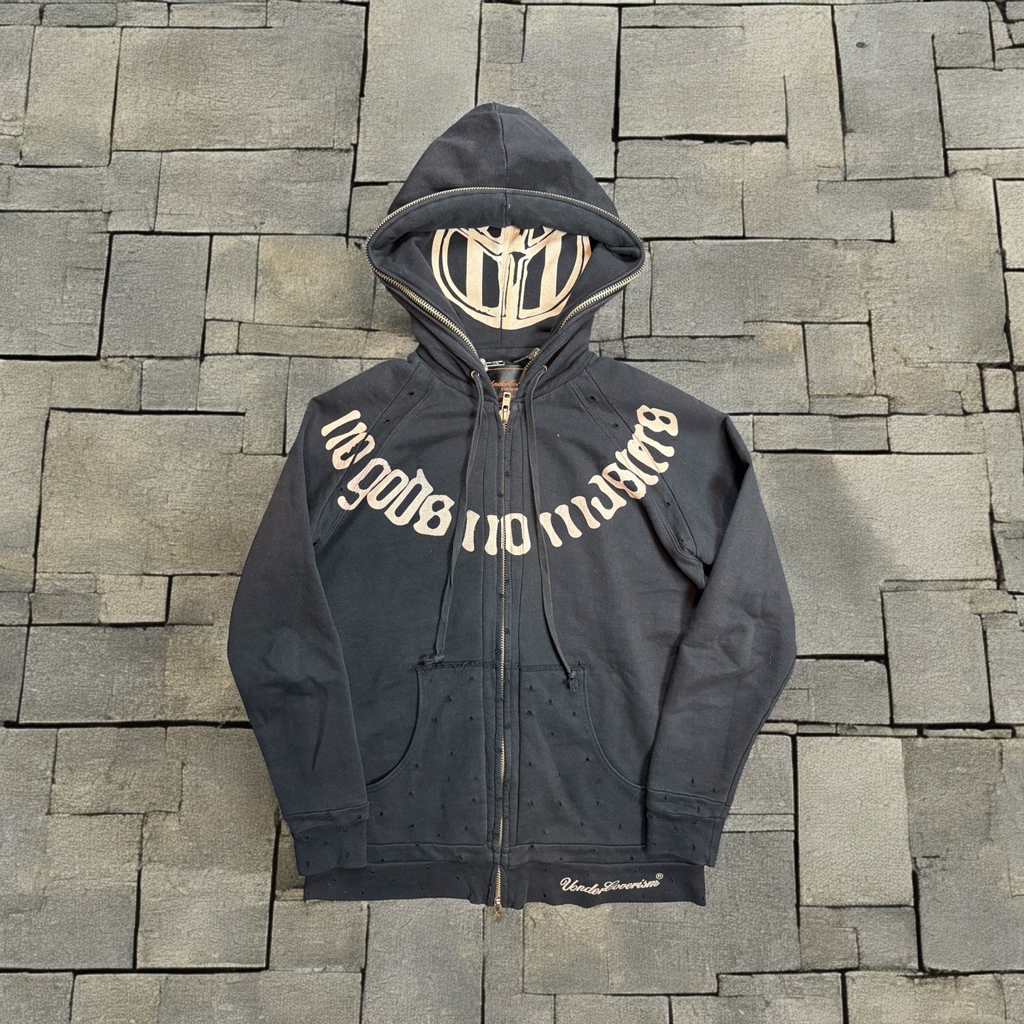 SS03 Undercover Scab “No Gods No Masters” Hoodie