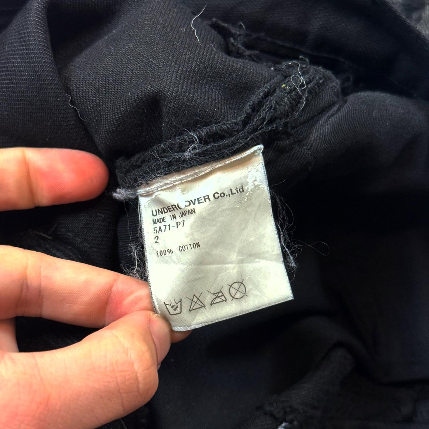 AW05 Undercover “Arts & Crafts” Black 85 Denim