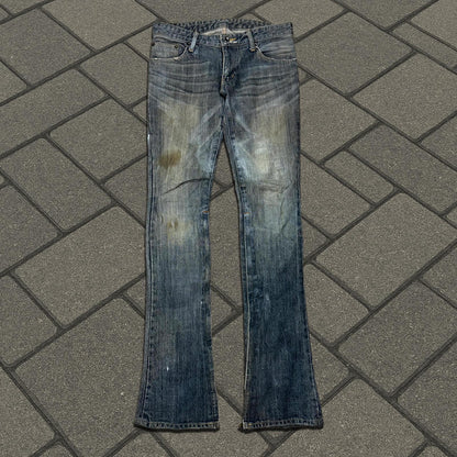 LGB Zipper Flared Denim