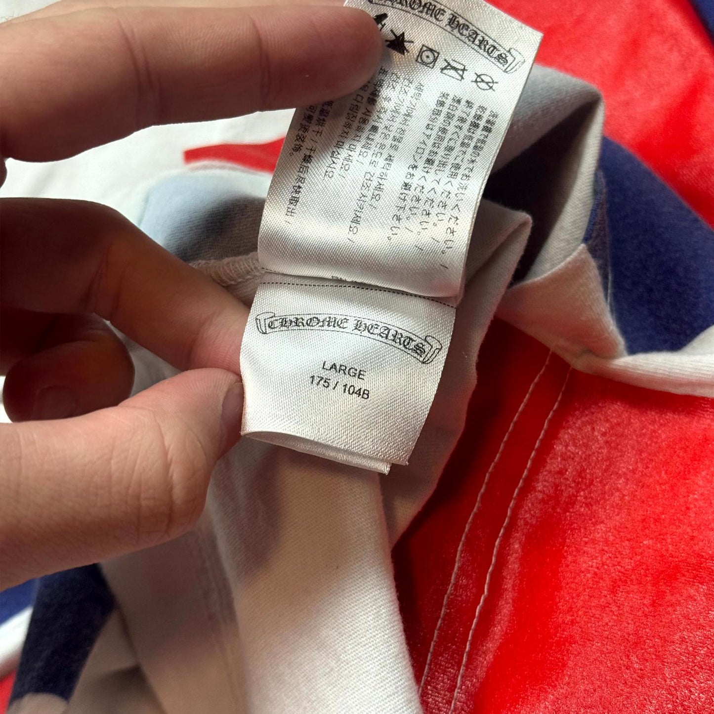 Chrome Hearts Pete Punk UK Flag Tee