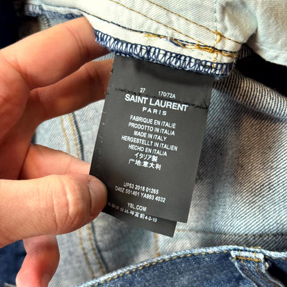 2018 Saint Laurent Paris Navy D02 Denim