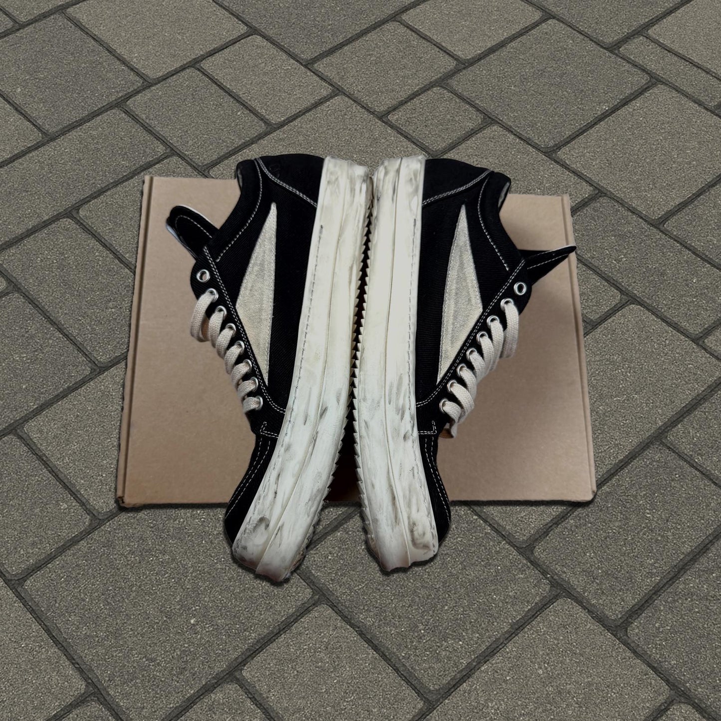SS25 Rick Owens Hollywood Vans