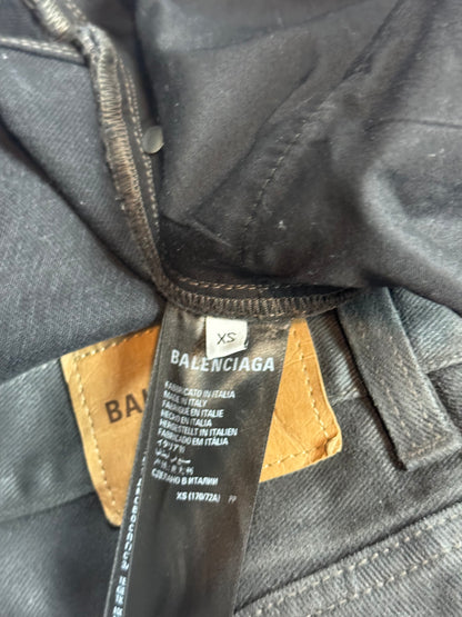 FW22 Balenciaga Waxed Baggy Jeans