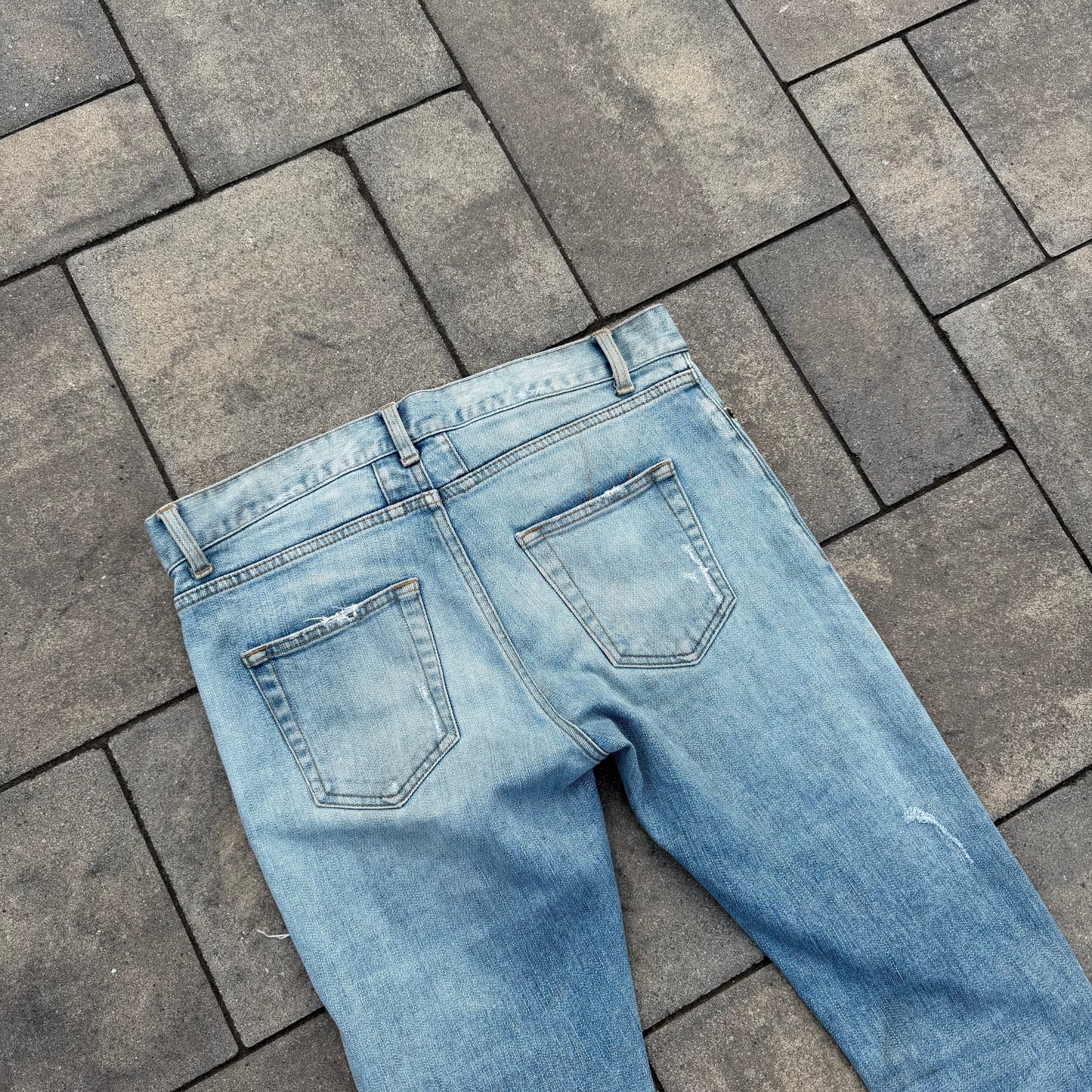 FW16 Saint Laurent Paris Crash Denim