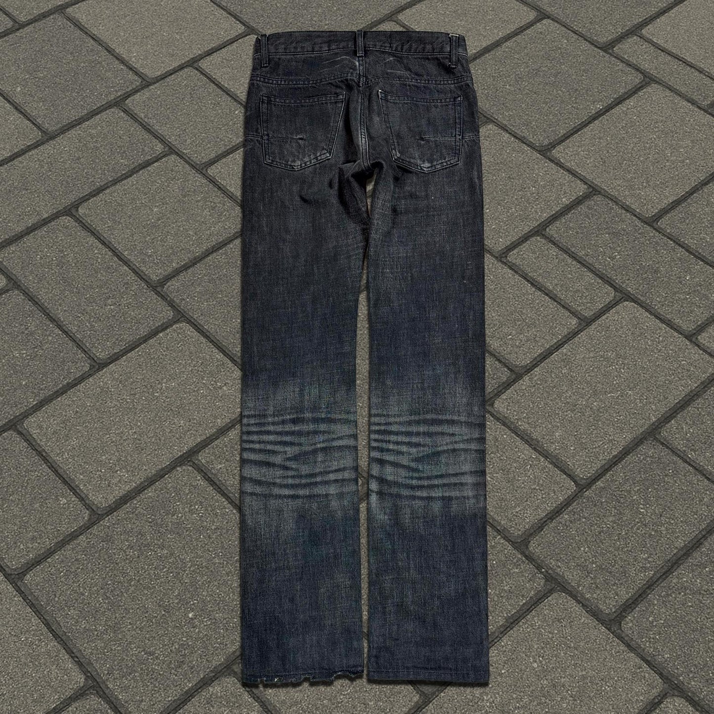 AW06 Dior Homme Grey Clawmark Denim