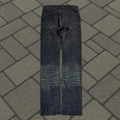 AW06 Dior Homme Grey Clawmark Denim