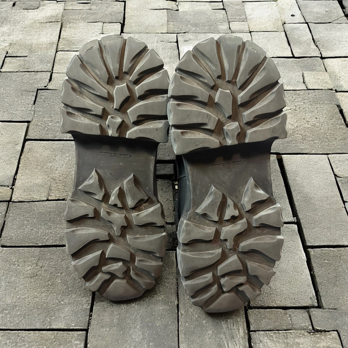 SS21 Rick Owens Megalace Bozo Tractor Boots