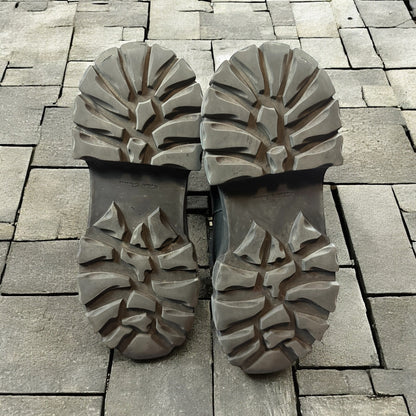 SS21 Rick Owens Megalace Bozo Tractor Boots