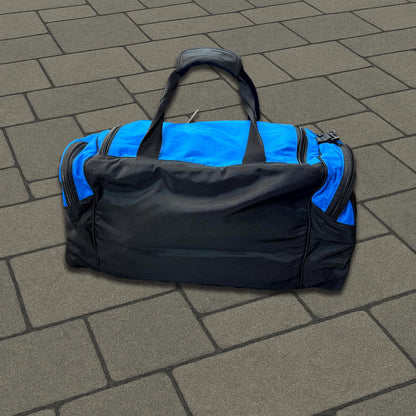 Balenciaga Adidas Trefoil Blue Canvas Duffel Bag
