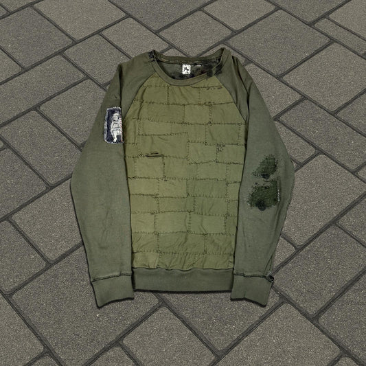 Miju Repairs ‘Faces’ Patchwork Crewneck