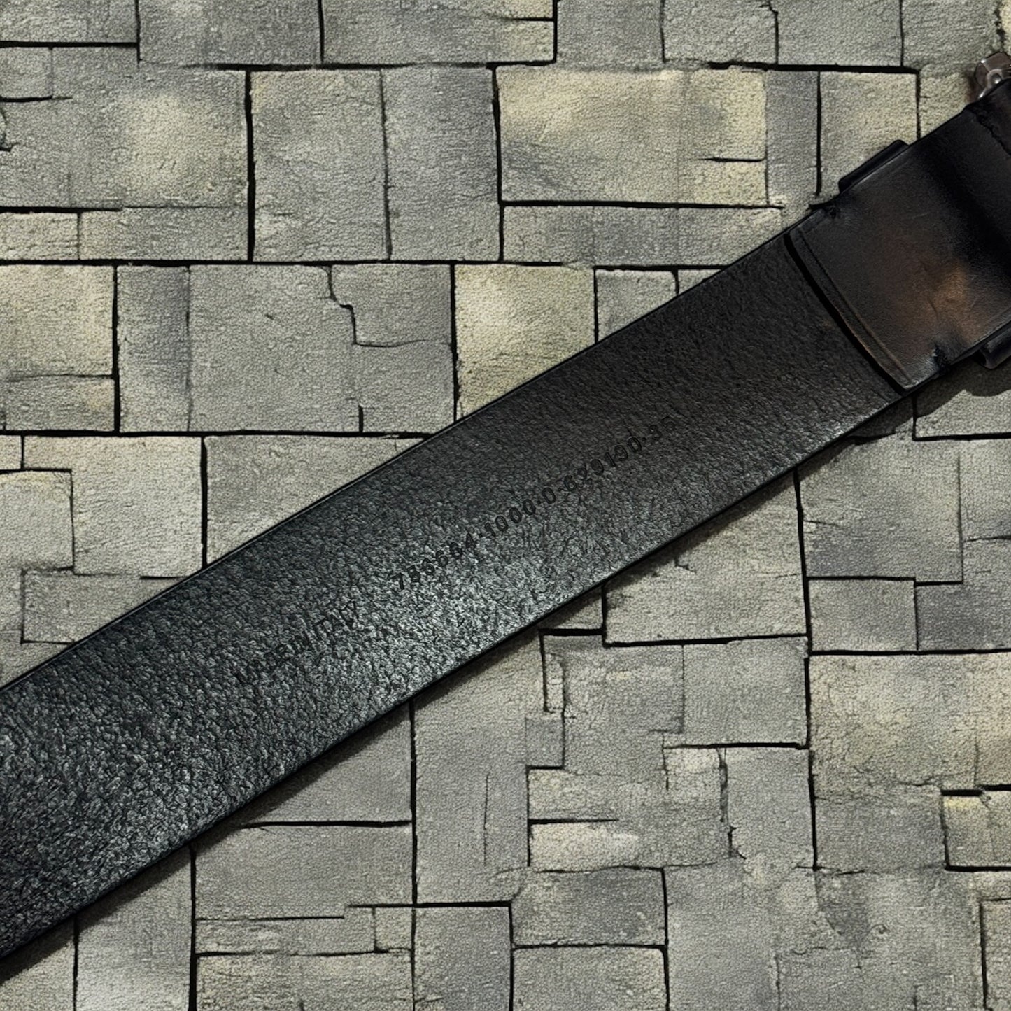 Balenciaga Crypto BB Leather Belt