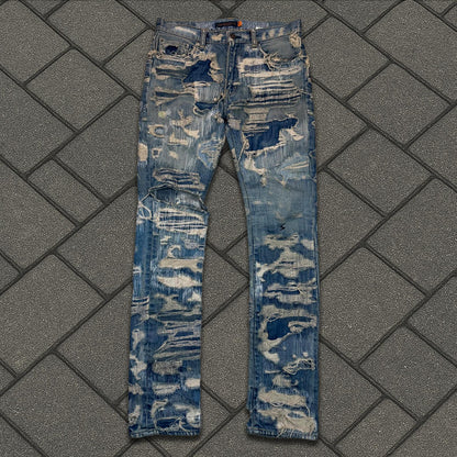 AW05 Undercover “Arts & Crafts” 85 Blue Boro Denim