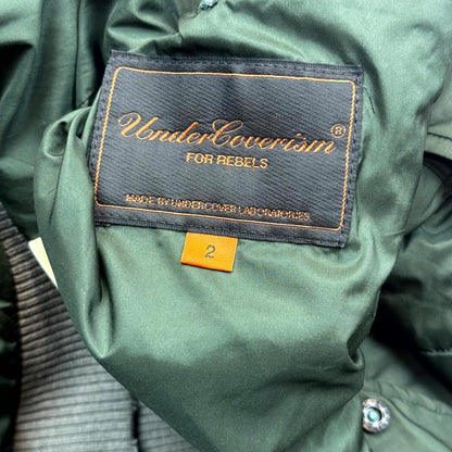 AW07 Undercover Dark Green Utility Puffer Jacket