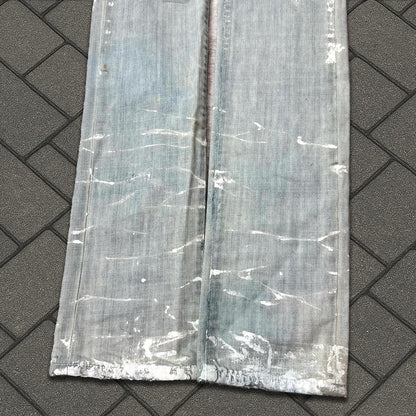SS09 Dior Homme Paint Splatter Denim