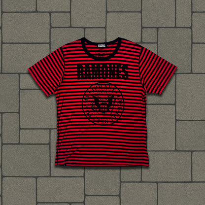 Hysteric Glamour Red Striped Ramones Tee