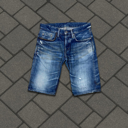 Hysteric Glamour Studded Pocket Denim Shorts