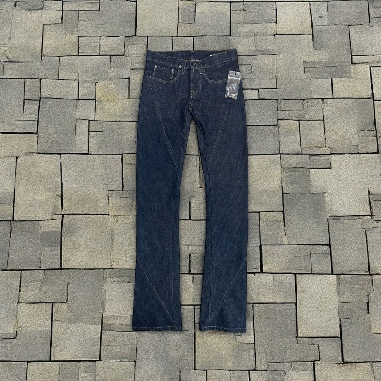 SS07 “Wishbone” Rick Owens Blue Spiral Denim