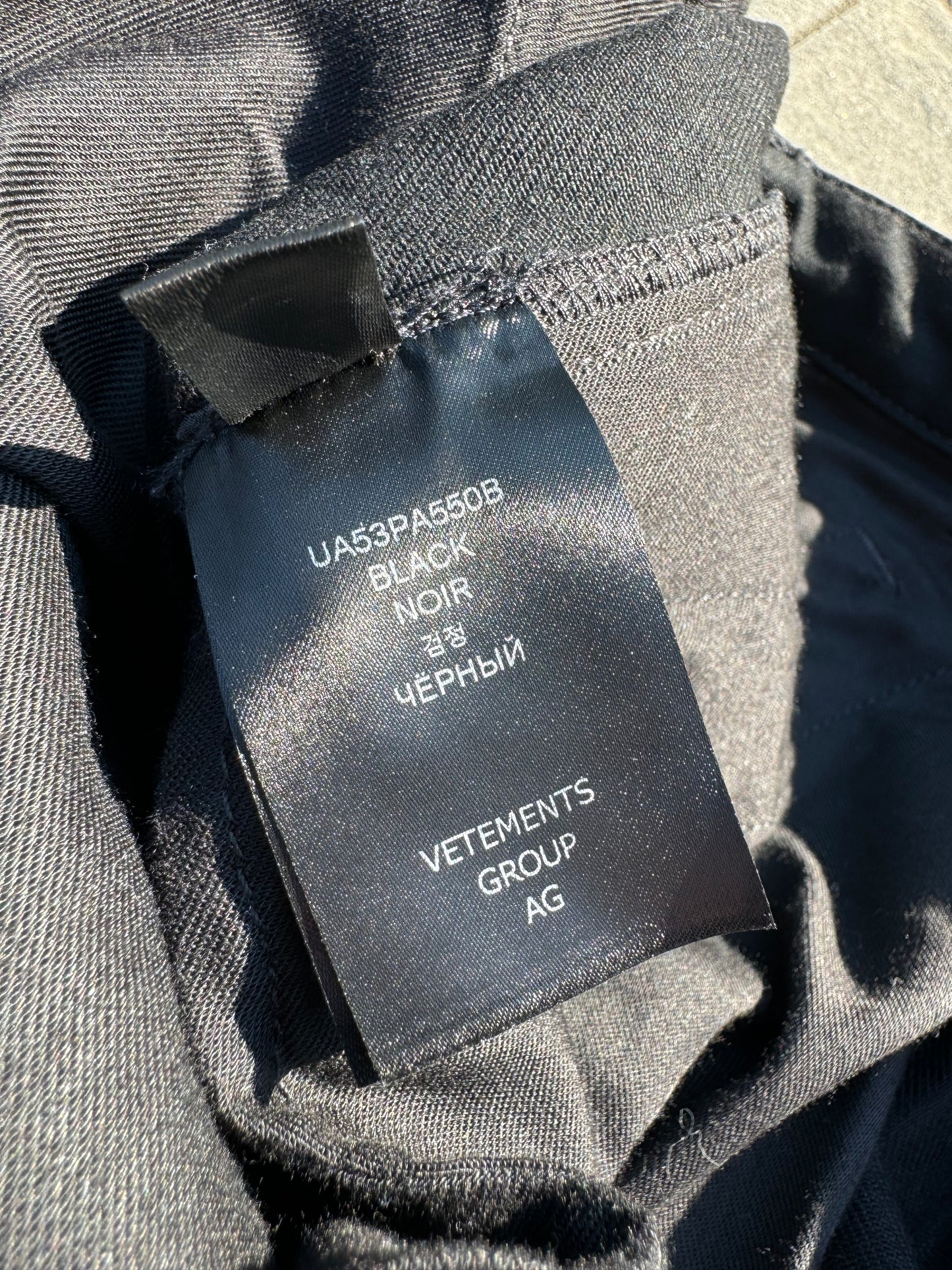 Vetements Transformer Denim