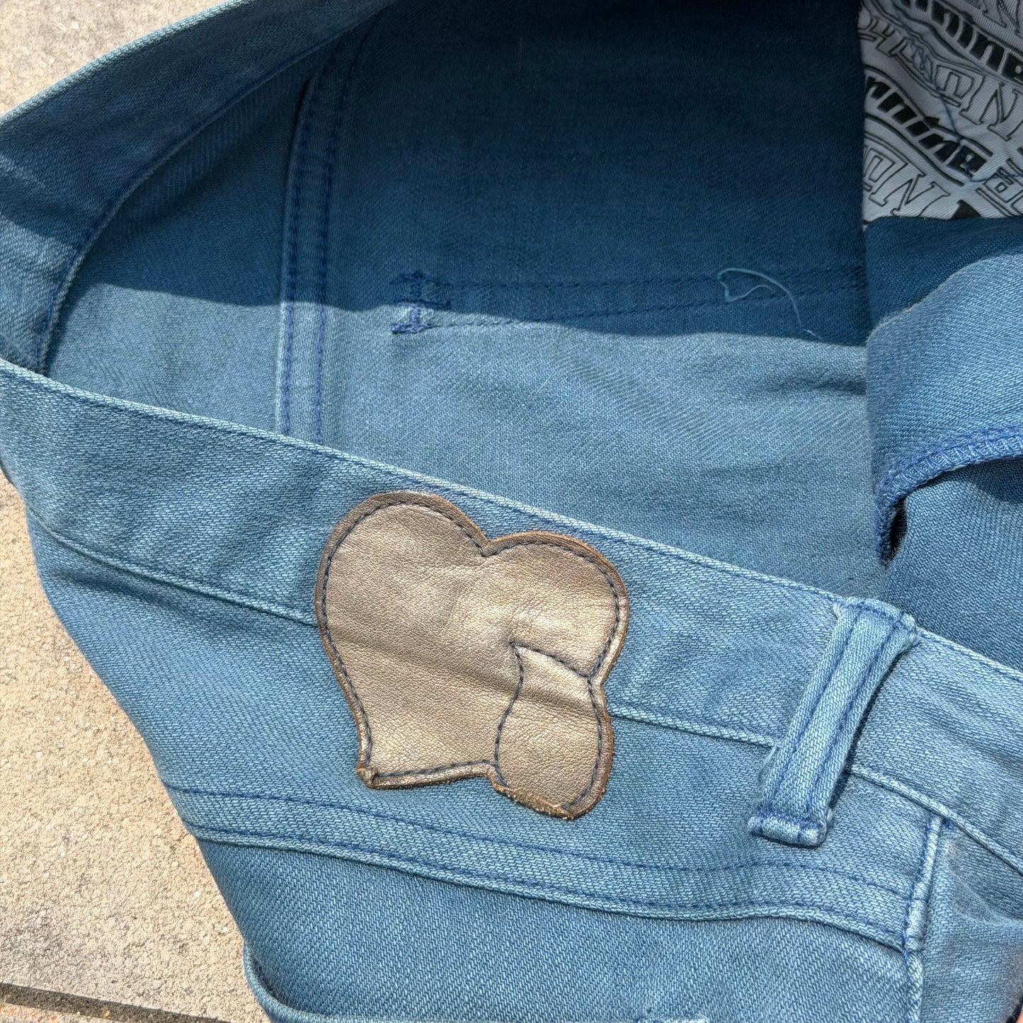 AW05 Number Nine Ortega Pain Denim