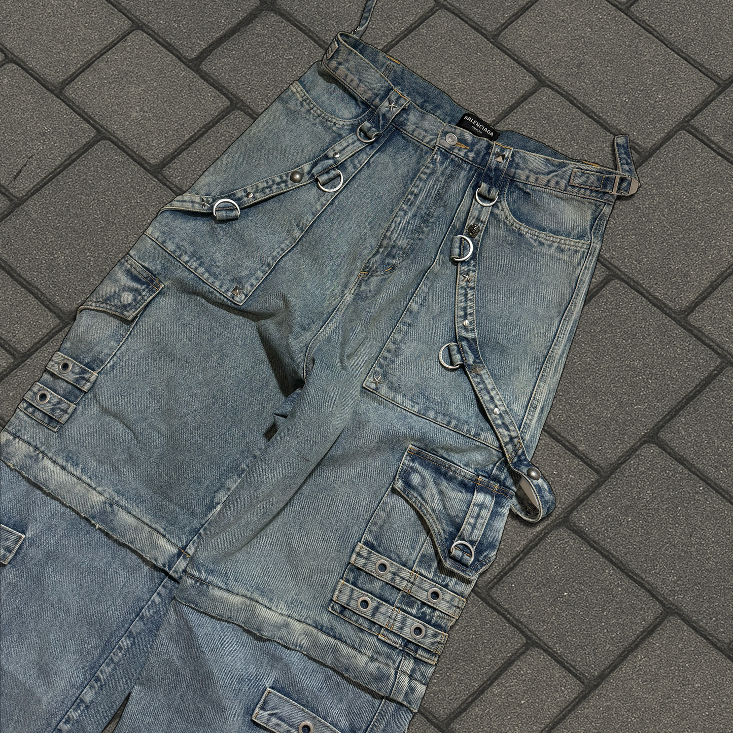 SS22 Balenciaga Blue Raver Denim