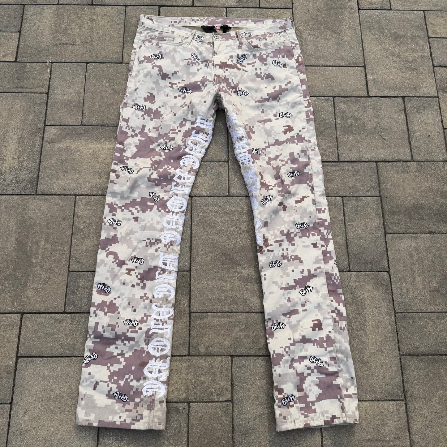 Vlone Dice Old English Denim