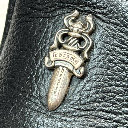 Chrome Hearts Black Dagger Slip On Shoes