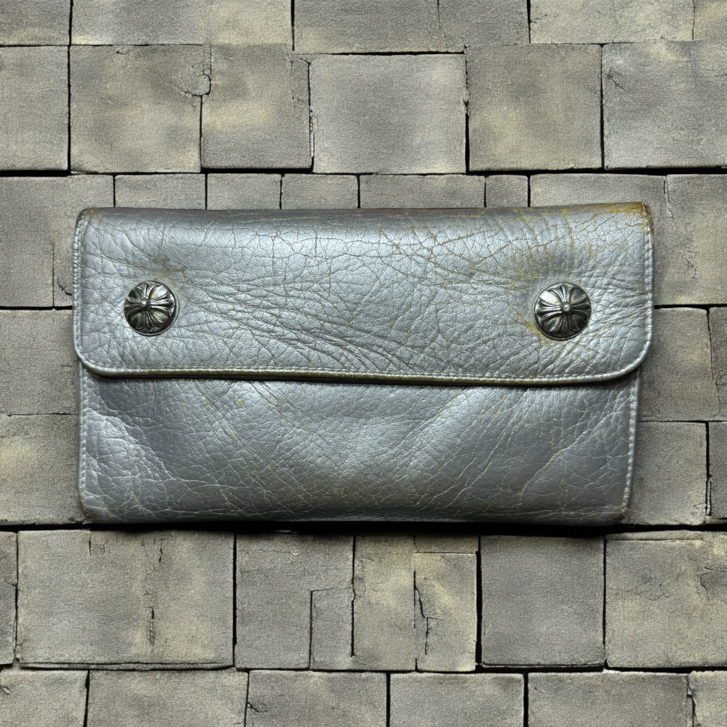 Chrome Hearts Silver Long Wallet