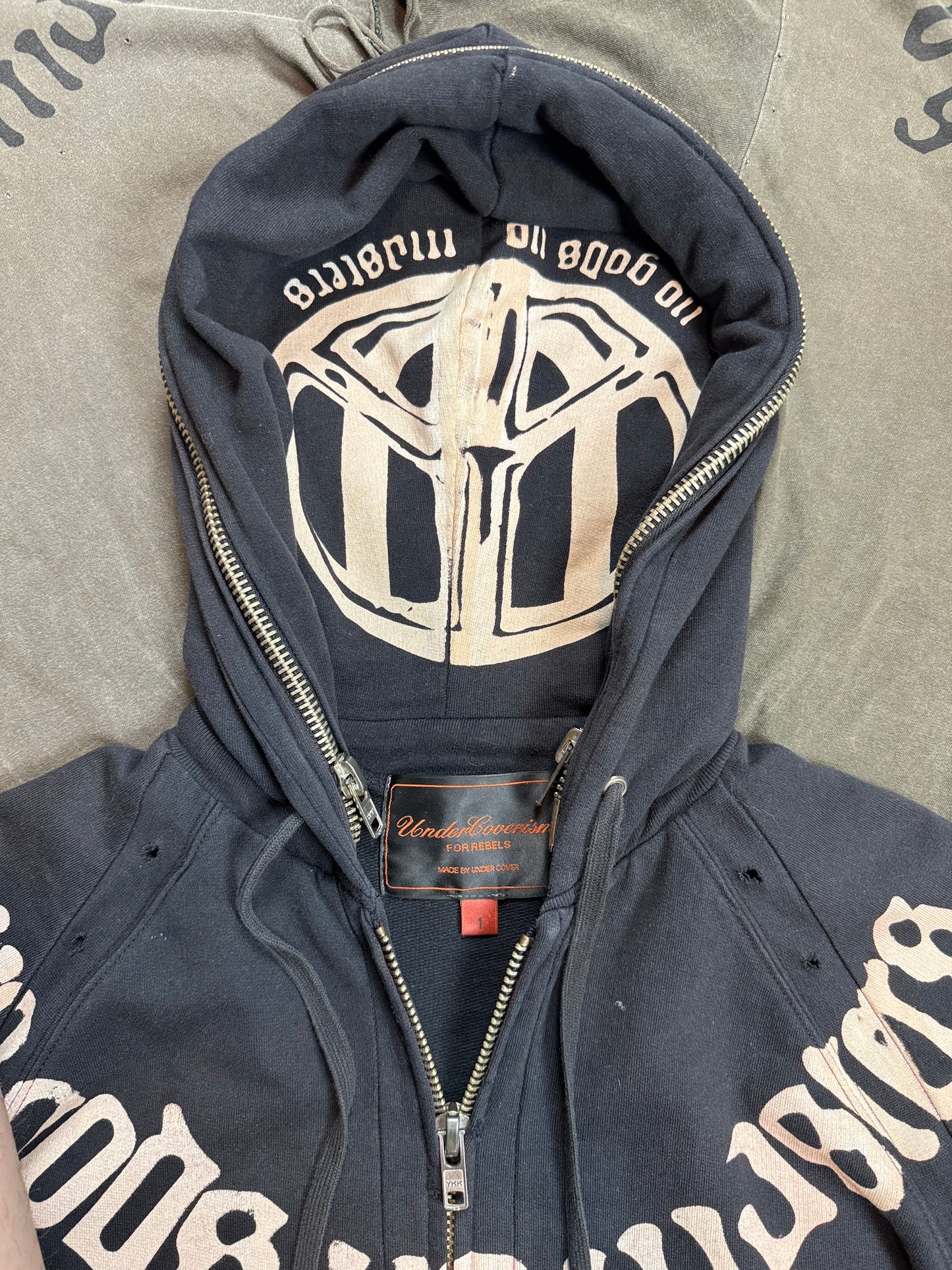 SS03 Undercover Scab “No Gods No Masters” Hoodie