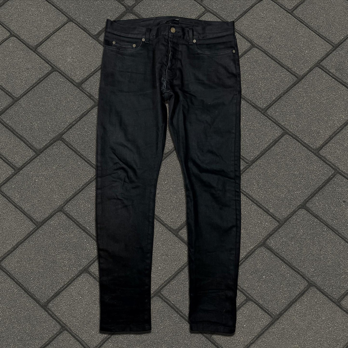 FW14 Saint Laurent Paris Black D02 Denim