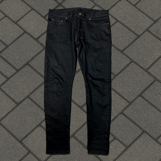 FW14 Saint Laurent Paris Black D02 Denim