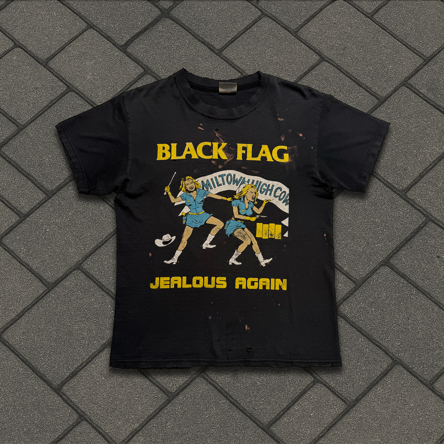 90’s Black Flag Jealous Again Thrashed Tee