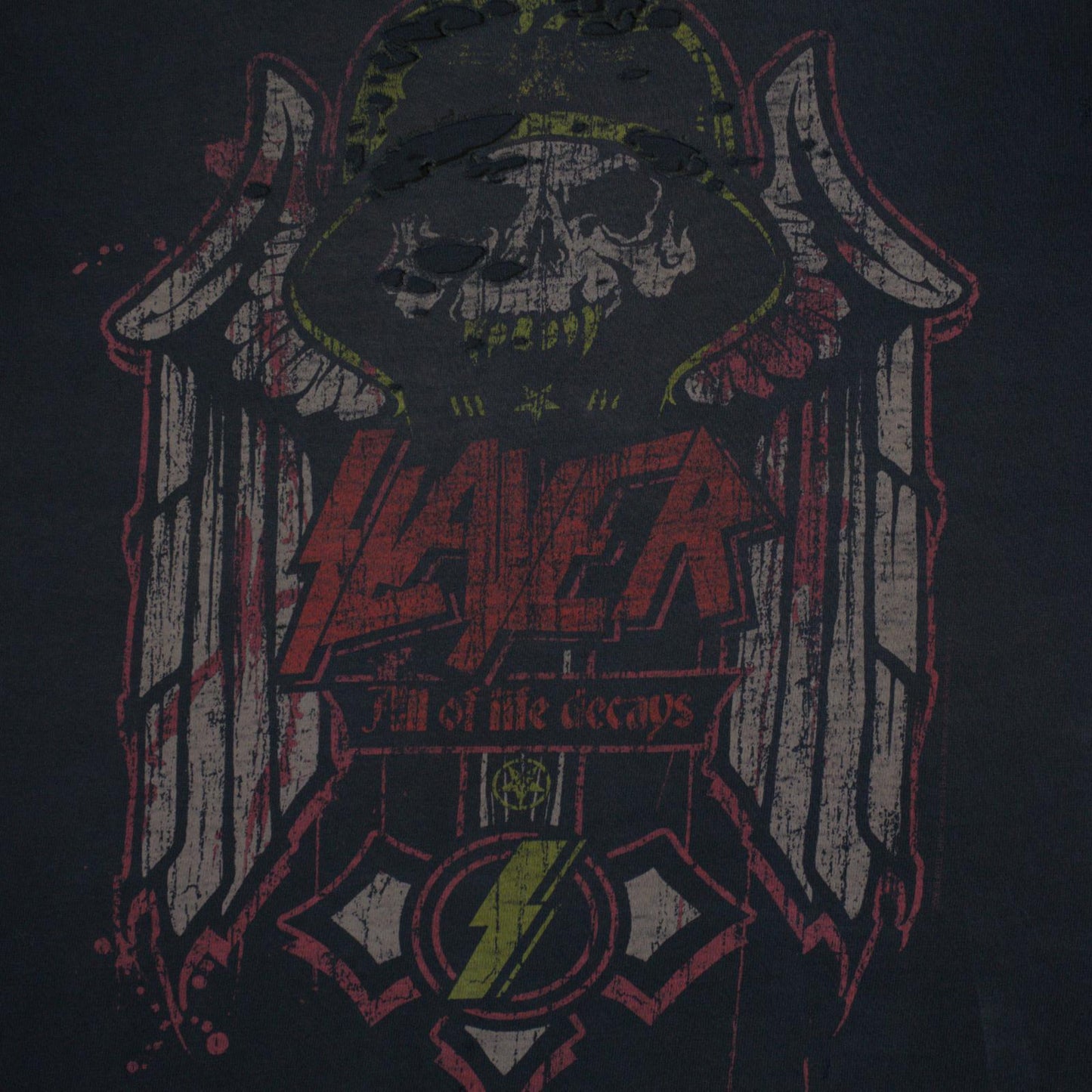 90’s Slayer Life Decays Thrashed Tee