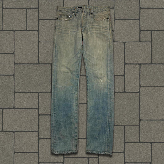 SS04 Dior Homme Unwaxed Bleu Clair Denim
