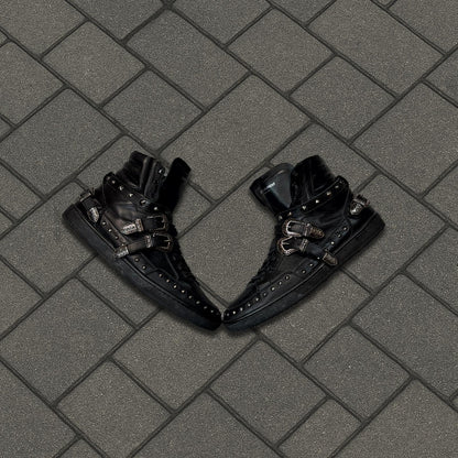 Saint Laurent Paris SL/08H Studded Strap Sneakers