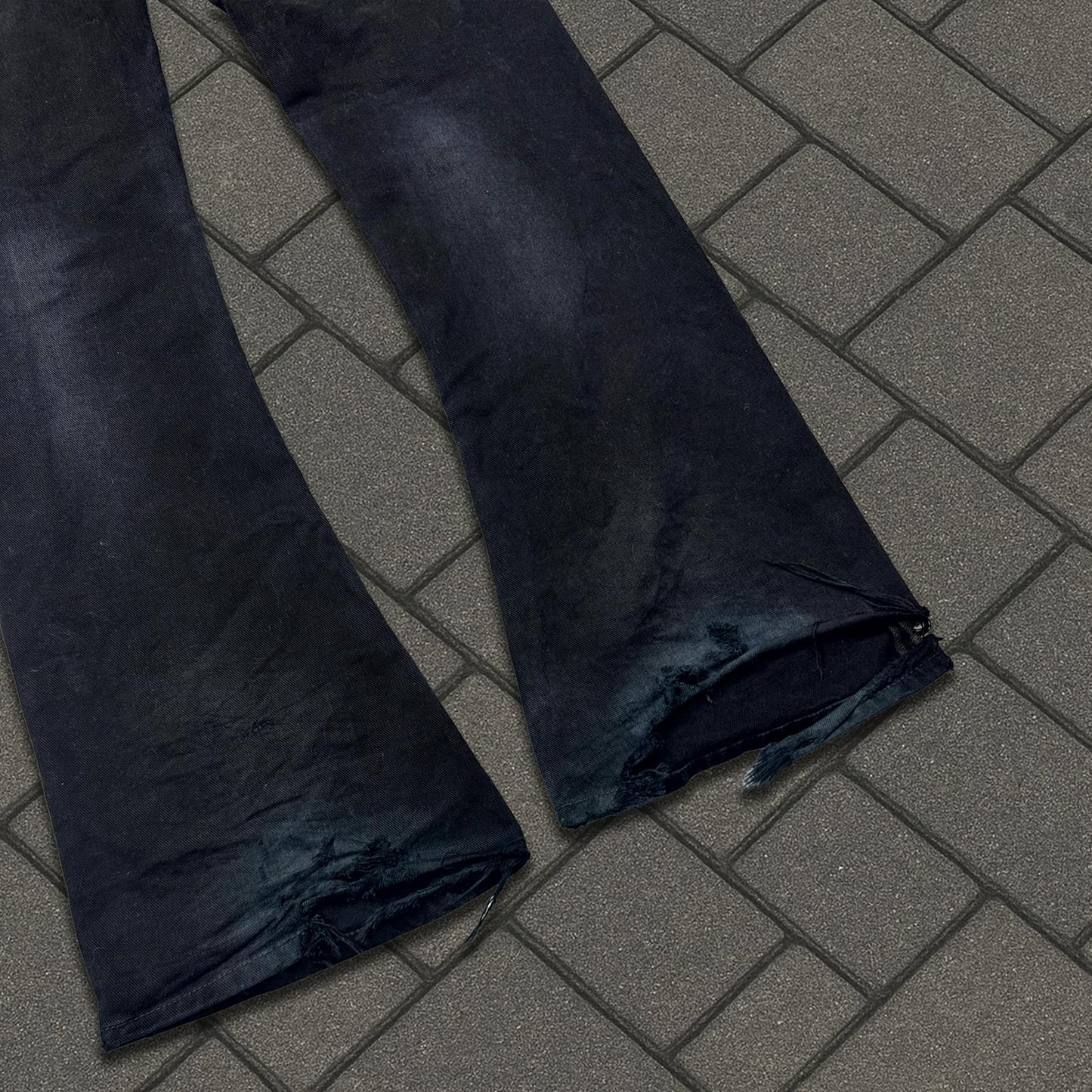 SS24 Balenciaga Sunfaded Bootcut Denim