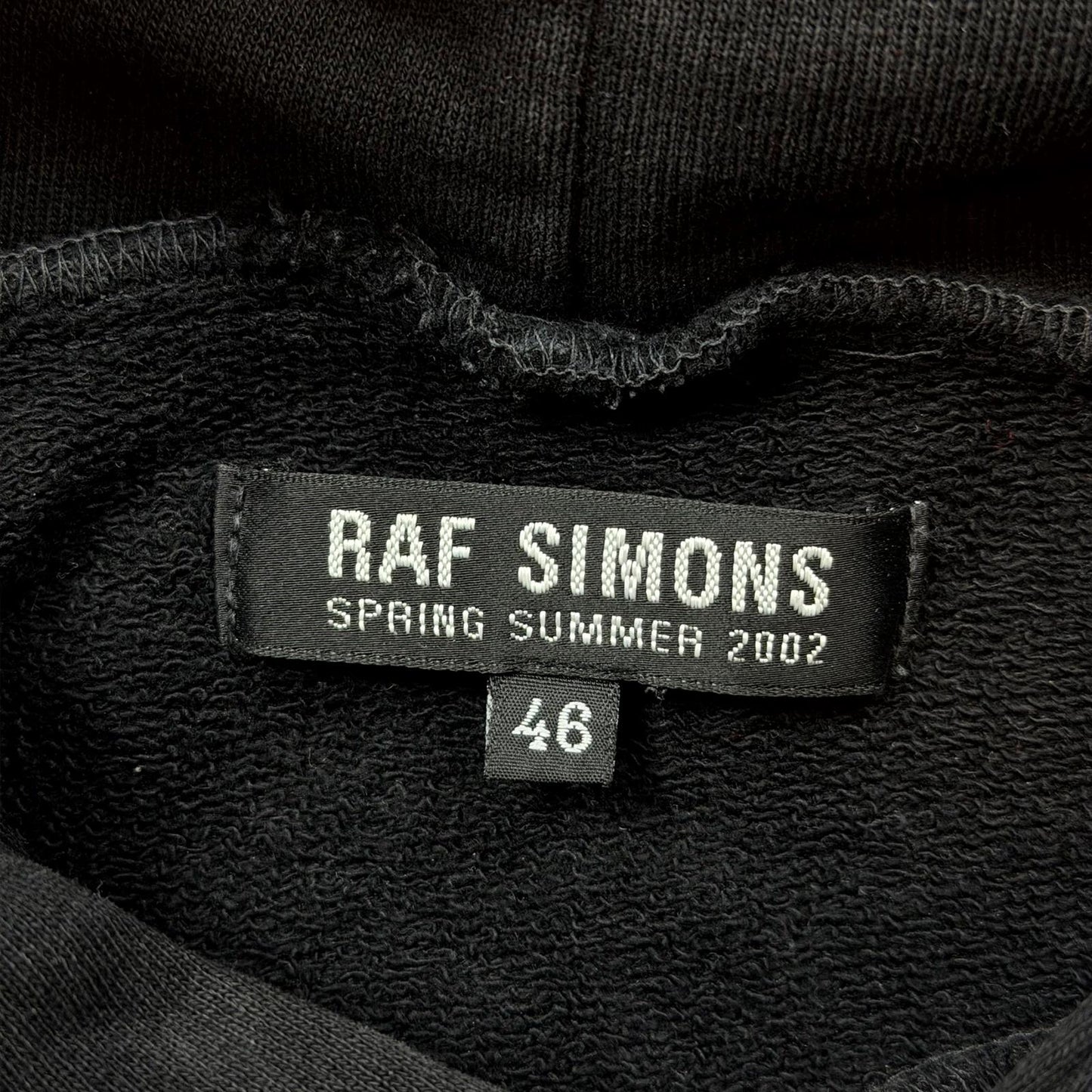 SS02 Raf Simons ‘SIlence & Secrecy’ Hoodie