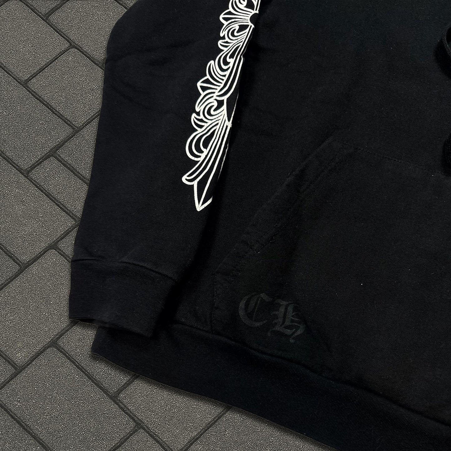 Chrome Hearts Floral Horseshoe Hoodie