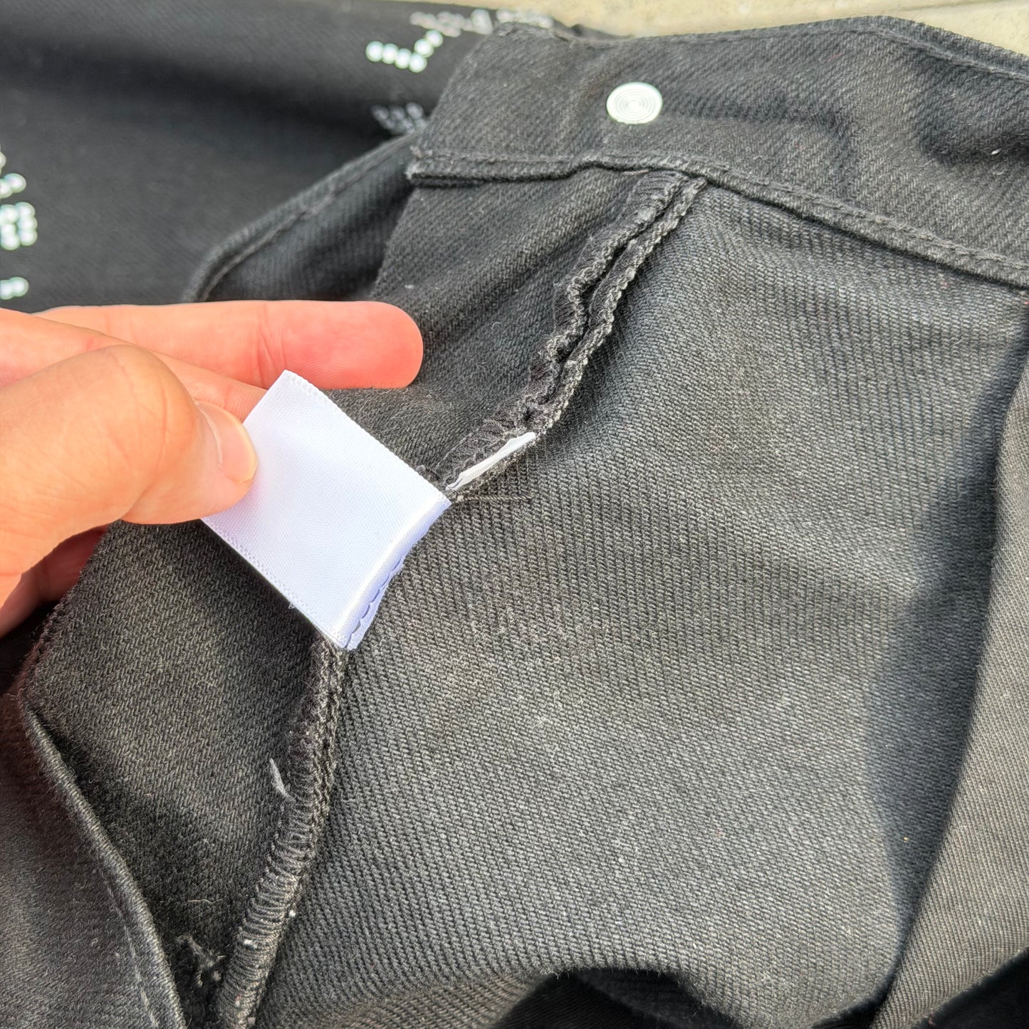 Vlone Rhinestone Denim