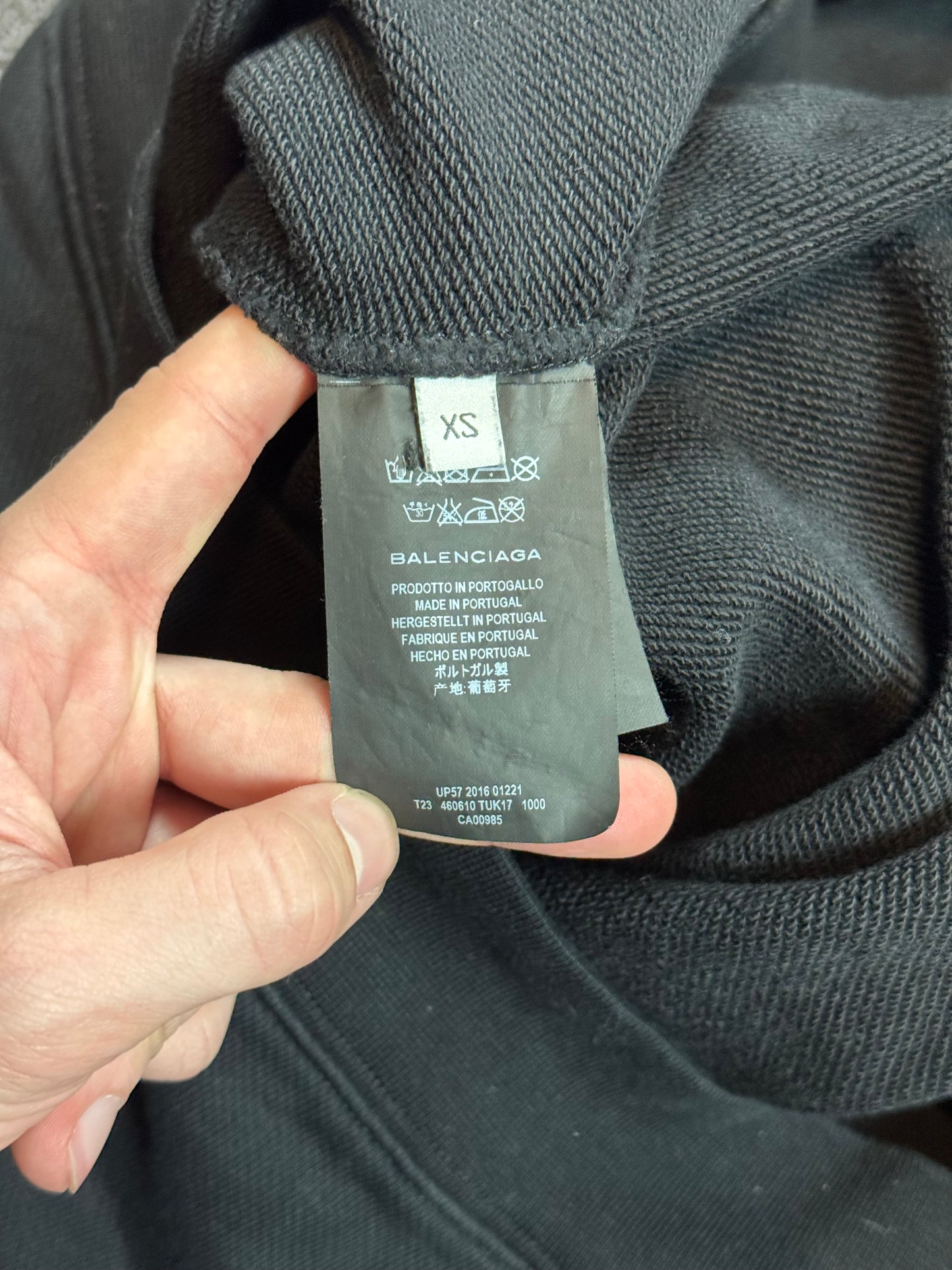 FW18 Balenciaga Paris Skyline Hoodie
