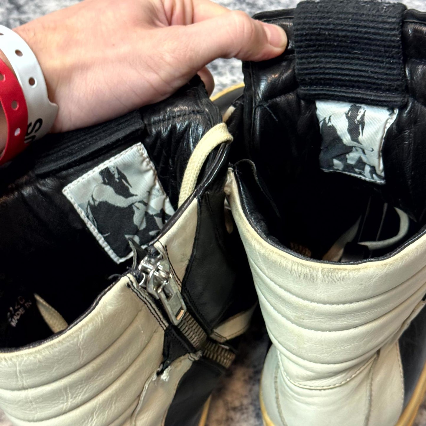 AW10 Rick Owens Short Tongue Geobaskets