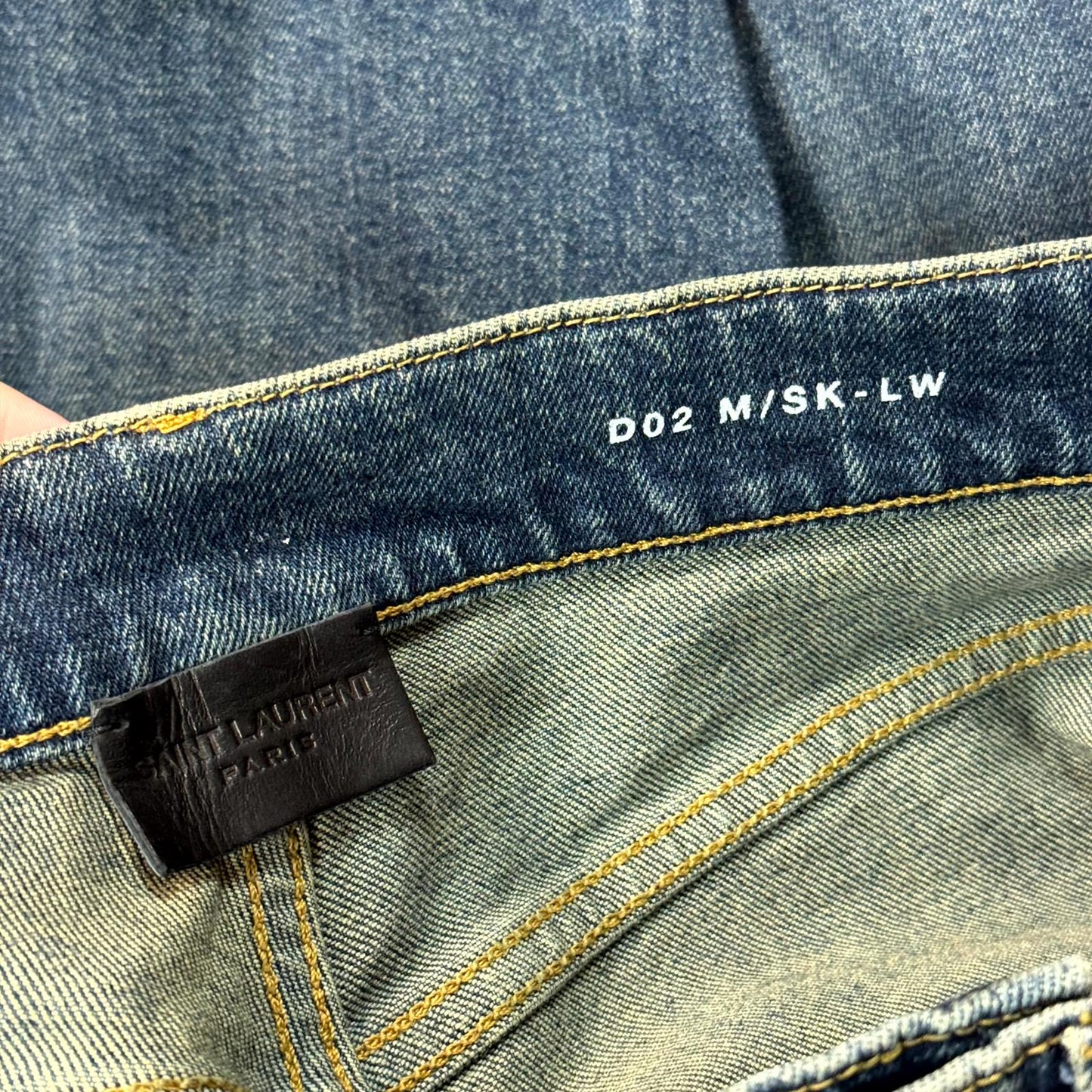 2019 Saint Laurent Paris Blue D02 Denim